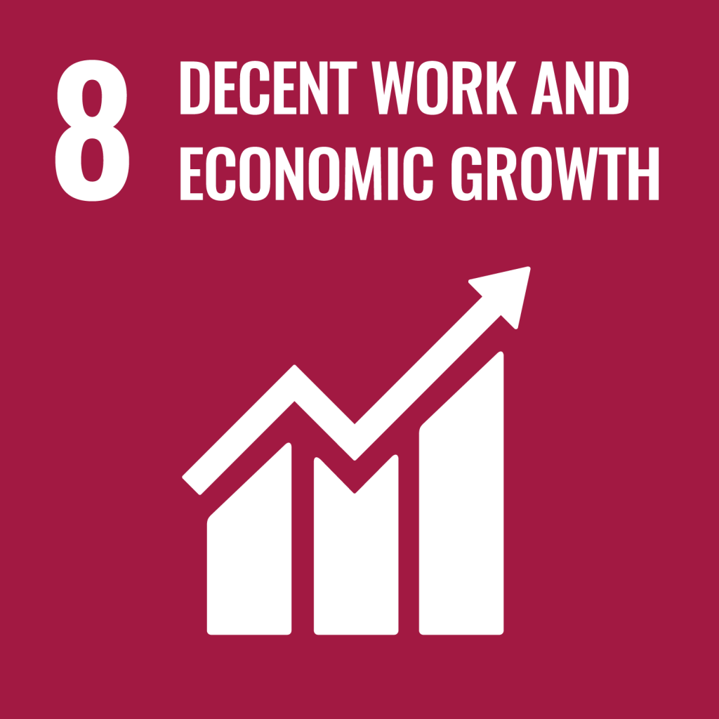 SDGs目標8：働きがいも経済成長も